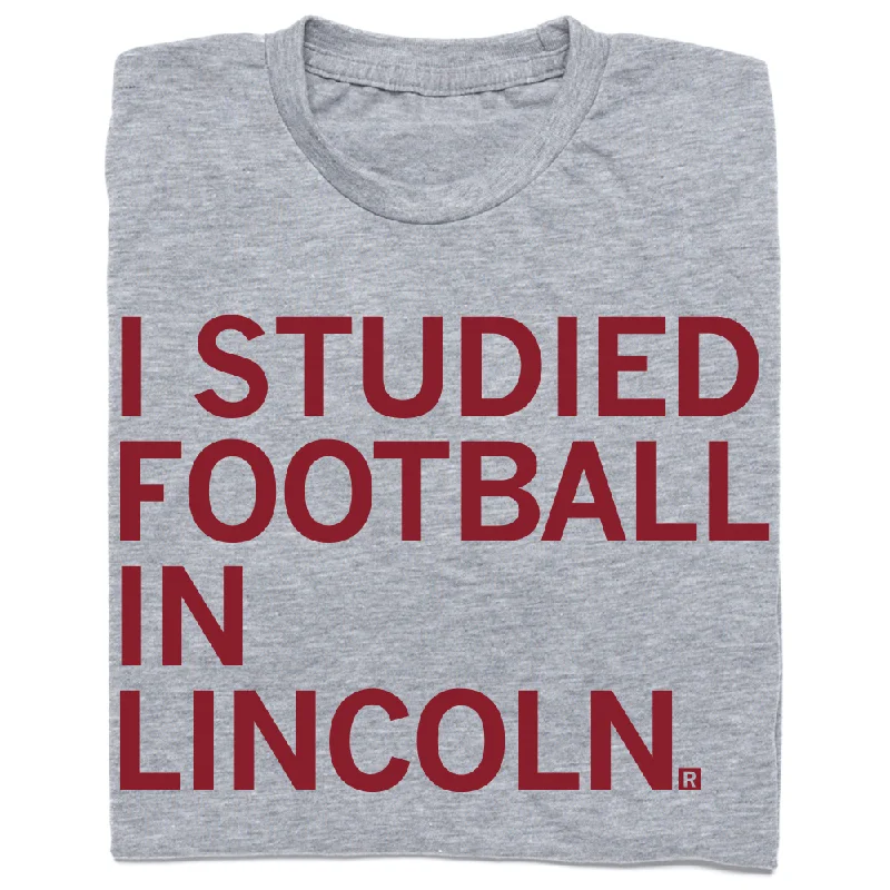 Women's Blouse with RufflesI Studied Football in Lincoln