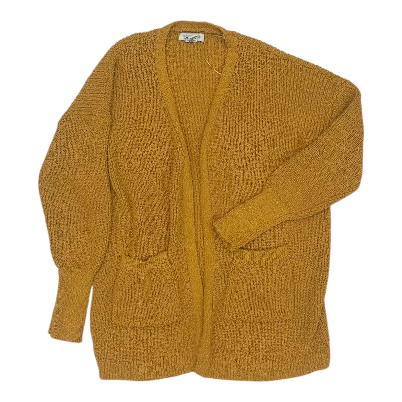 Women's Woolen SweatersCardigan By Rachel Zoe In Yellow, Size:L