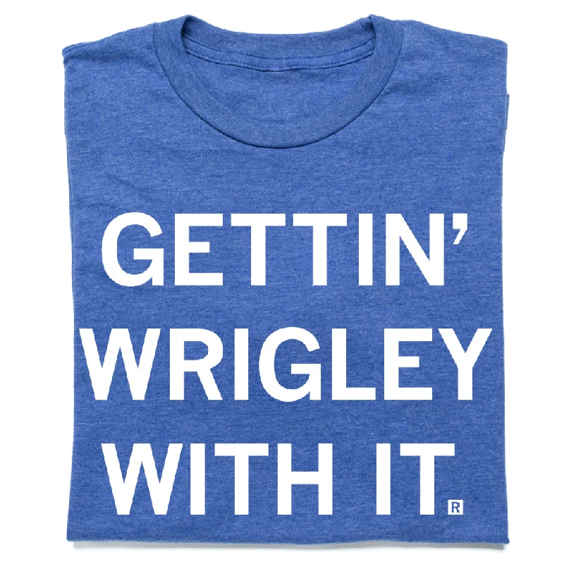 Women's Blouse with U-Shaped NeckGettin' Wrigley With It