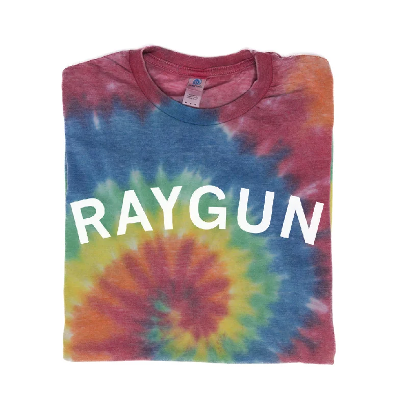 Women's Blouse with SleevelessRAYGUN Curved Logo Tie Dye