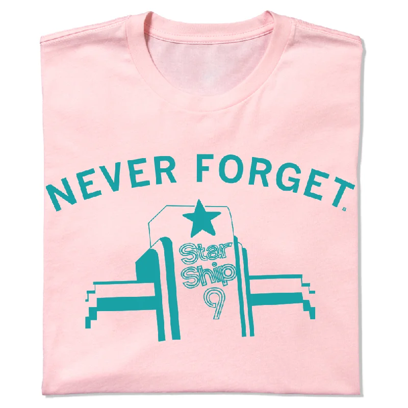 Women's Blouse with Puffed SleevesNever Forget Star Ship 9