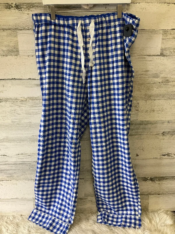 ladies' silk pajama topsPajama Pants By J. Crew In Blue, Size: L