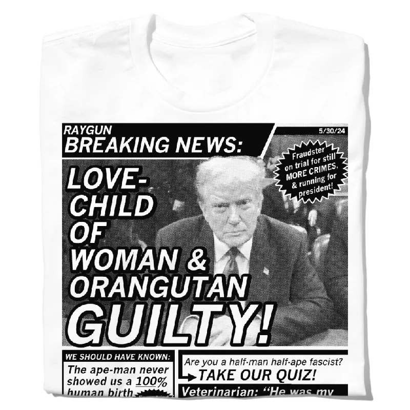 Women's Blouse with Low CollarTrump Guilty!