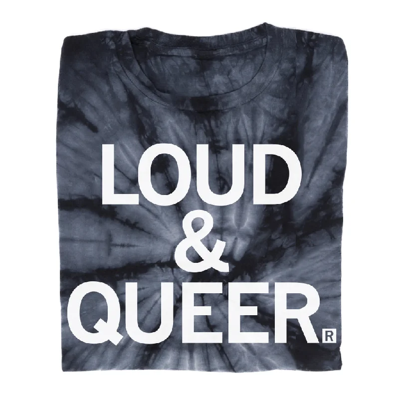 Women's Blouse with Wide CollarLoud & Queer Tie Dye