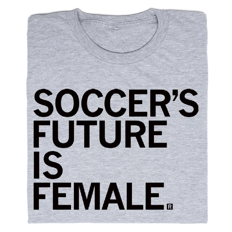 Women's Blouse with Bell SleevesSoccer’s Future Is Female Grey