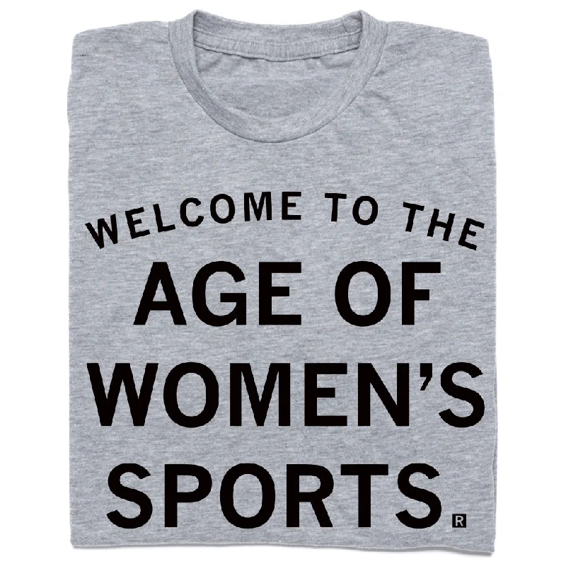 Women's Blouse with Shirt CollarThe Age of Women’s Sports