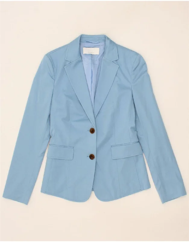 Women's Denim CoatsHUGO BOSS Womens 2 Button Blazer Jacket UK 6 XS Blue Cotton