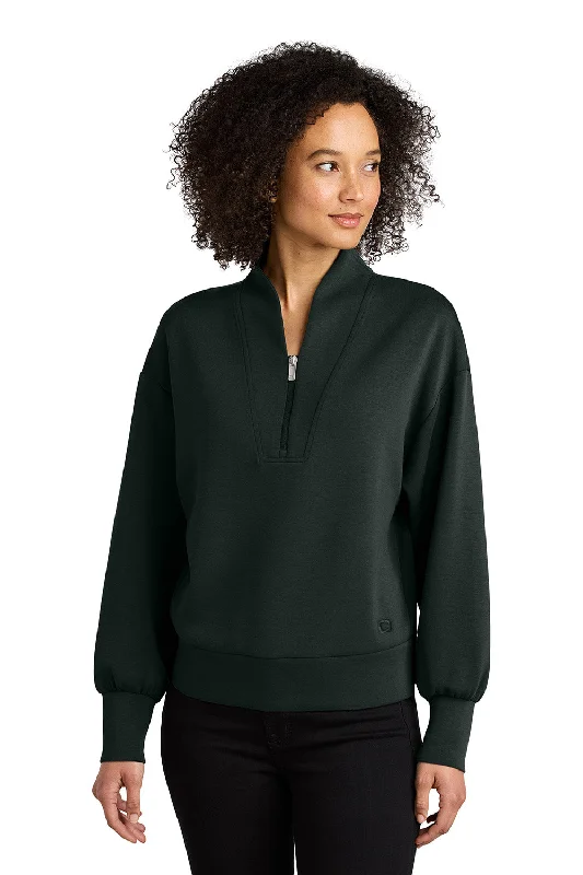 Women's Hooded Sweatshirts with DrawstringsOgio Womens Transcend 1/4 Zip Sweatshirt - Blacktop - New