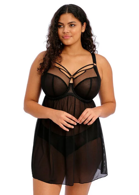 push-up bra with paddingSachi Black Uw Babydoll