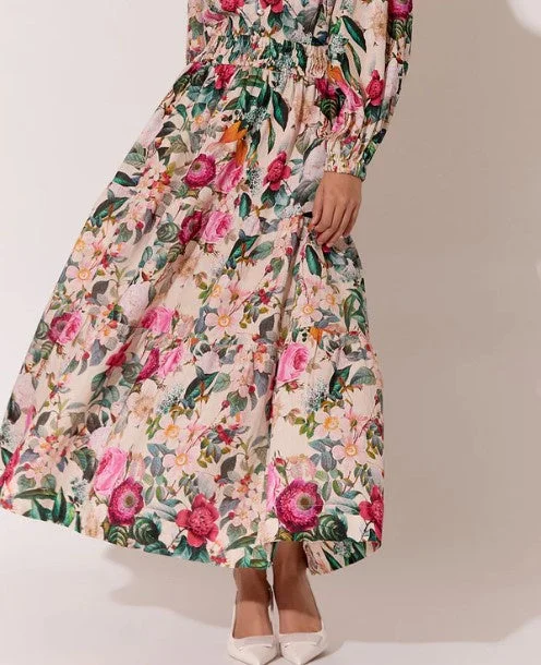 Women's All-Season SkirtsMorgan linen floral skirt