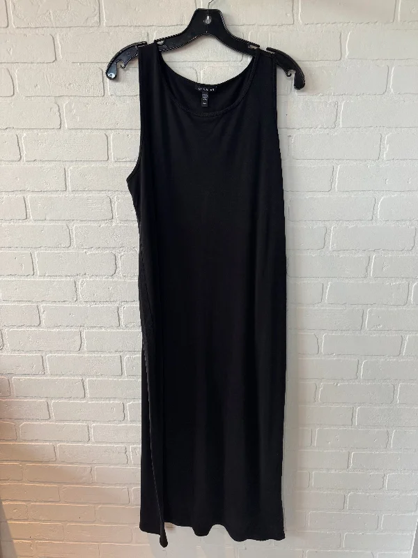 Women's Cut-Out DressesDress Casual Midi By Eileen Fisher In Black, Size: Xl