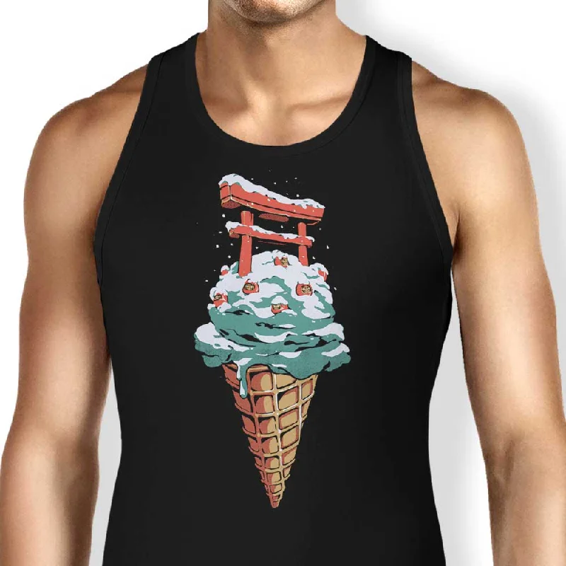 Women's Blouse with LaceJapanese Ice Cream - Tank Top