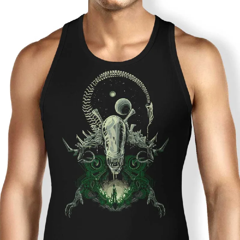 Women's Blouse with Collarless DesignAlien Nightmare - Tank Top