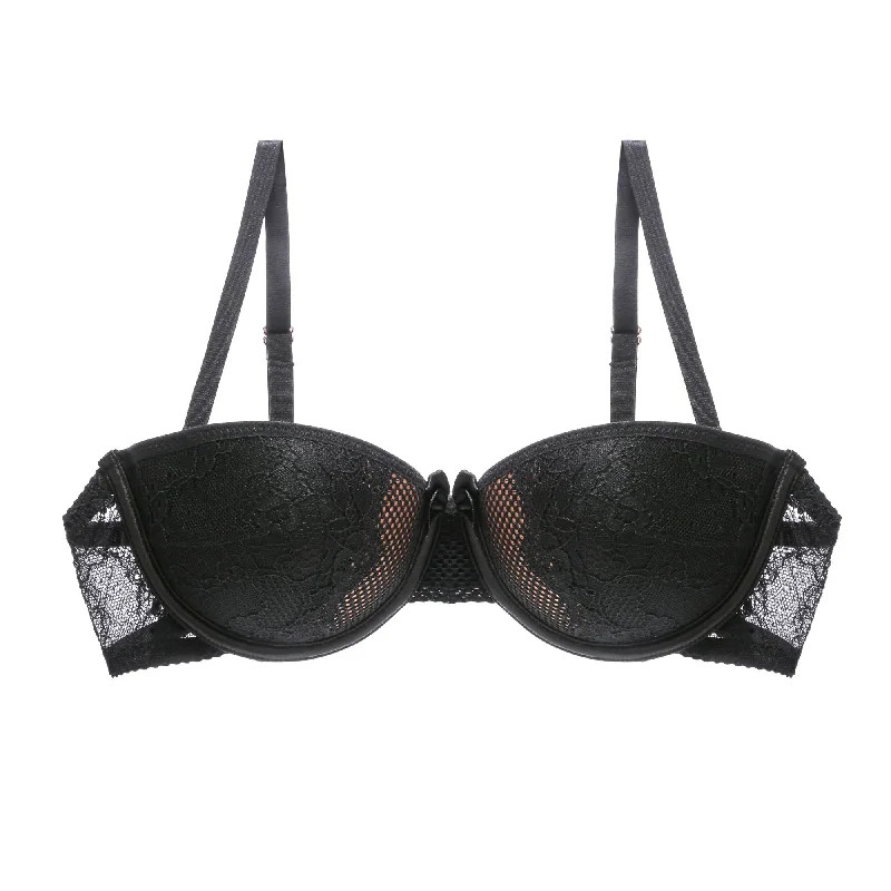 plus-size lace overlay nursing braAlessandro Strapless Push-up Bra