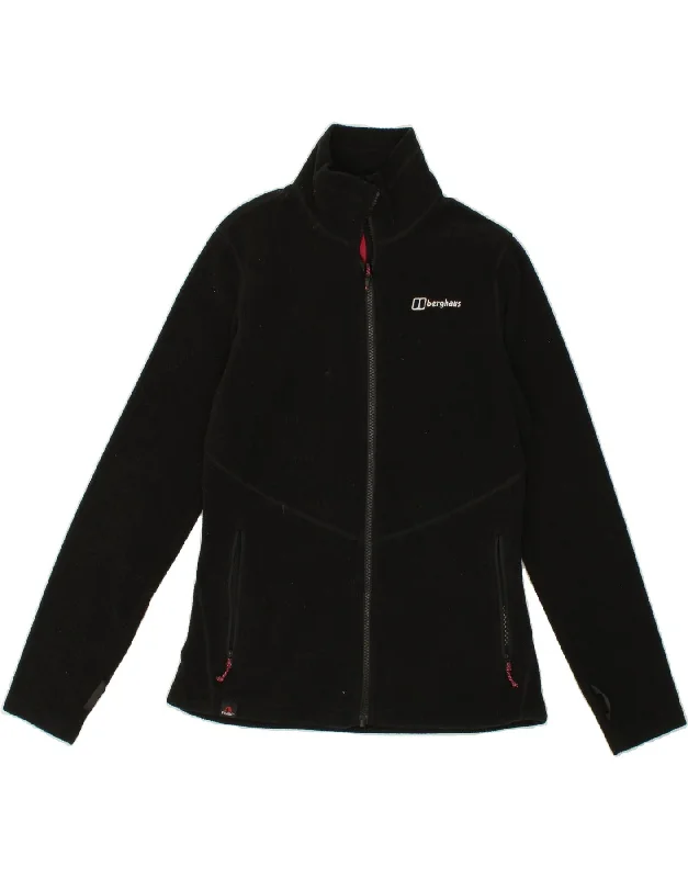 Stylish Women's CoatsBERGHAUS Womens Fleece Jacket UK 12 Medium  Black Polyester