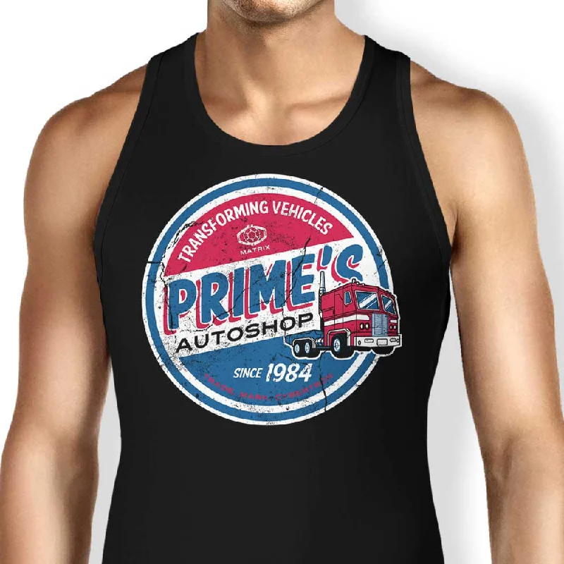 Women's Blouse with U-Shaped NeckPrime's Auto Shop - Tank Top