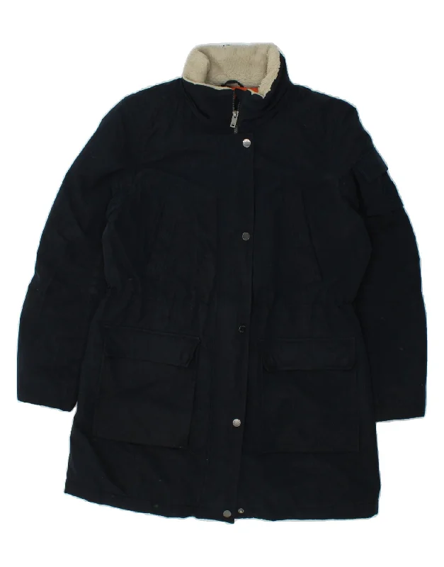 Women's Down CoatsDKNY Womens Windbreaker Coat UK 14 Medium Navy Blue