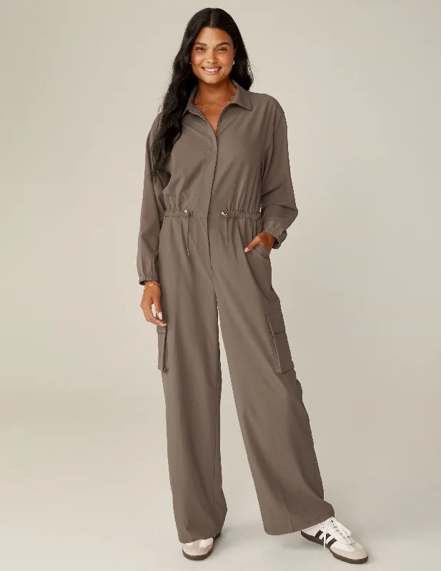 Women's Jumpsuits with Shawl CollarCity Chic Jumpsuit