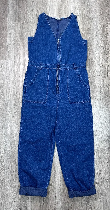 Women's Jumpsuits with Lapel CollarJumpsuit By Target In Blue Denim, Size: S