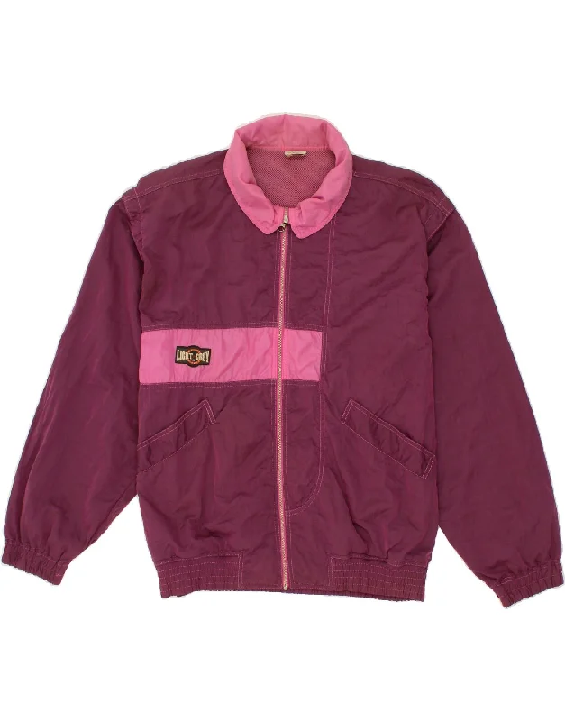 Women's Quilted CoatsBELFE Womens Oversized Bomber Jacket EU 38 Medium Pink Colourblock