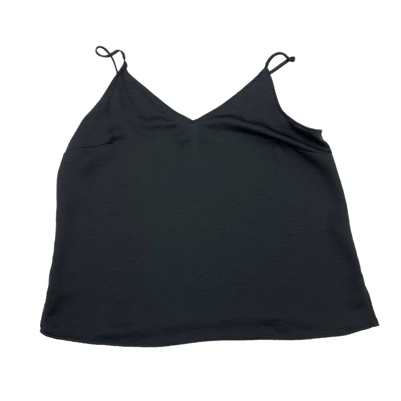 Women's Blouse with U-Shaped CollarBLACK A NEW DAY BLOUSE SLEEVELESS, Size L