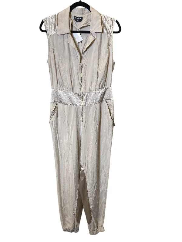 Women's Jumpsuits with Keyhole CollarJumpsuit By Bebe In Grey, Size: M