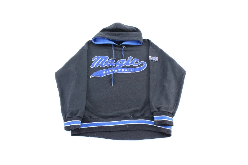 Women's Wool Coats90's Orlando Magic Embroidered Starter Pullover Hoodie