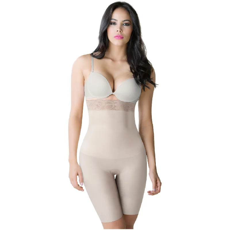 full-body slimming undergarmentRomanza 2051 | Fajas Colombianas Short a las Rodillas Cintura Alta Levanta Cola