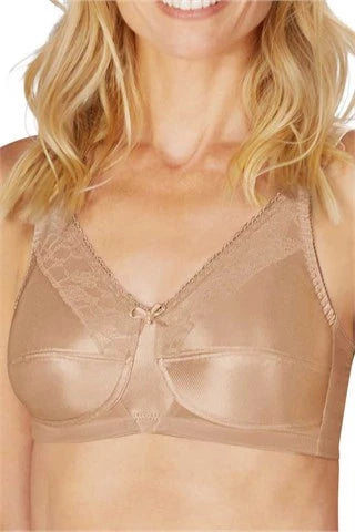 wireless bra for daily wearAmoena 1151 Nancy Wire Free Mastectomy Bra Sand