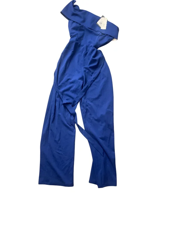 Women's Jumpsuits with Collarless DesignJumpsuit By Marina In Blue, Size: S