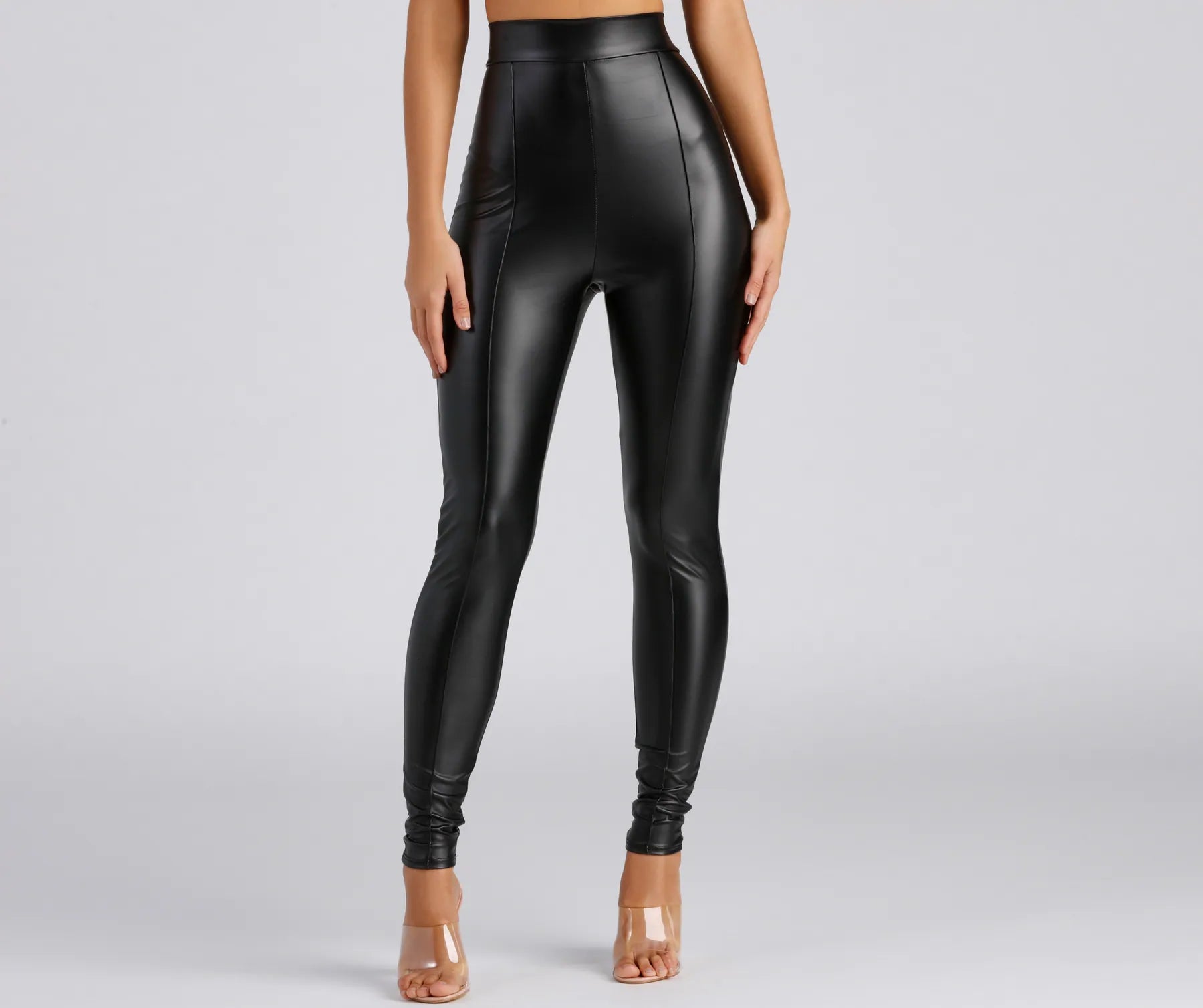 So Sleek Faux Leather Leggings