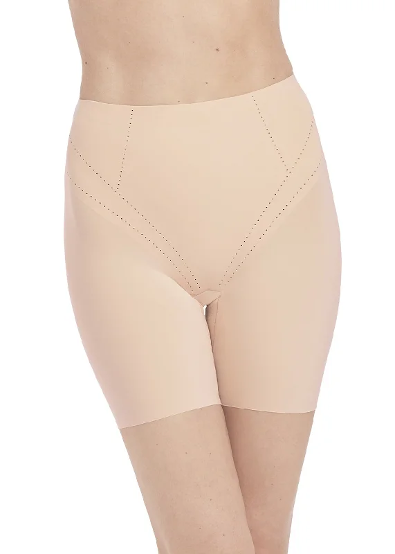 high-waisted shapewear shorts with lace trimShape Air Long Leg Shaper - Various Colours