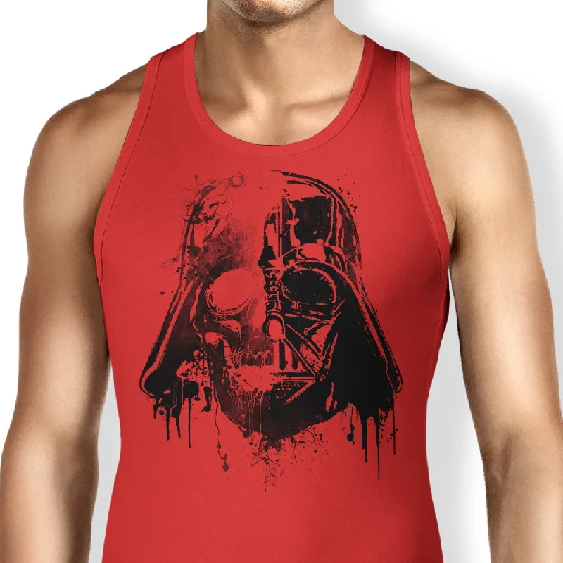 Women's Blouse with Sweetheart CollarDarth Skull - Tank Top