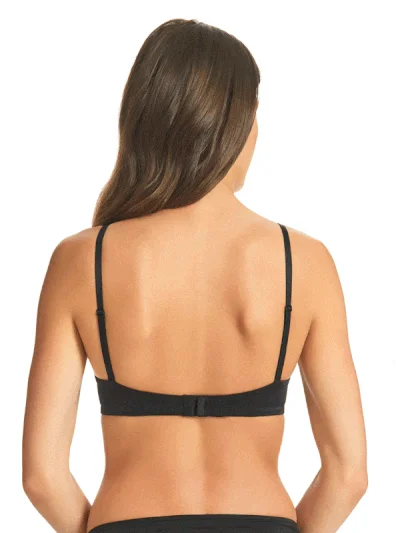 mastectomy form-fitting braFine Lines RL026A 5 Way Convertible Bra Black