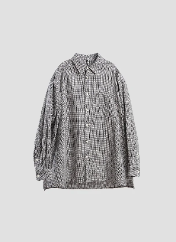 Women's Blouse with Square CollarCotton Classic Shirt