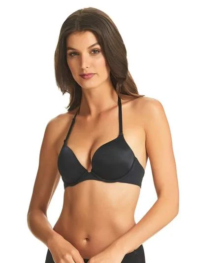 seamless bralette for layeringFine Lines RL023A 5 Way Convertible Push Up Bra Black