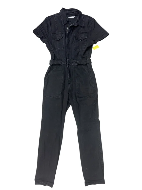 Women's Jumpsuits with Shirt CollarJumpsuit By Good American In Black, Size: 4