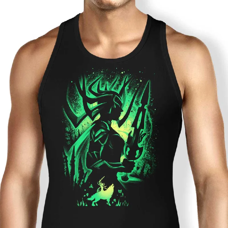 Women's Blouse with Low CollarGoddess of Death - Tank Top