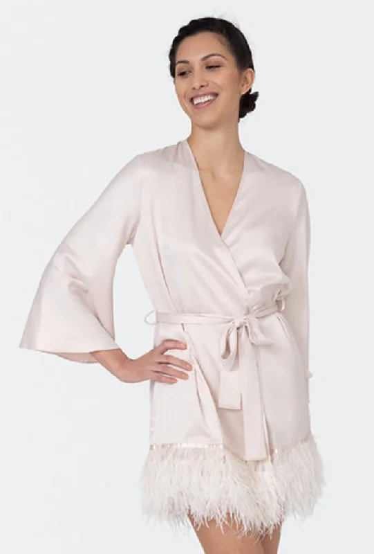 women's pajamas for those who appreciate soft, breathable fabricsSwan Coverup Champagne