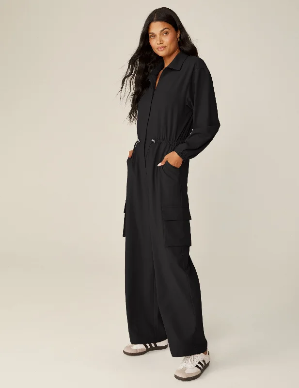 Women's Jumpsuits with Rounded CollarCity Chic Jumpsuit