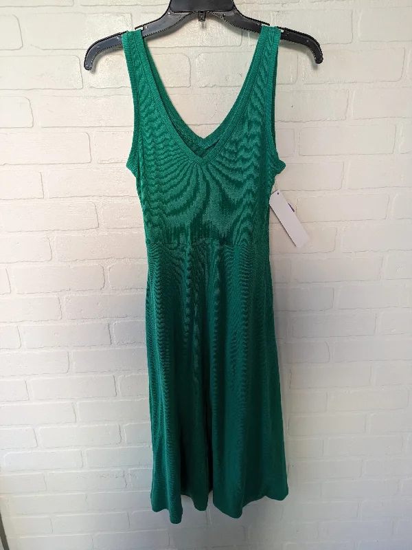 Women's U-Shaped Collar DressesGreen Dress Casual Short A New Day, Size Xs