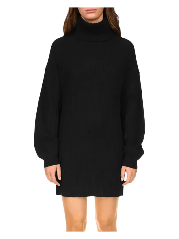 Women's Cable Knit SweatersCozy Nites Womens Knit Turtleneck Sweaterdress