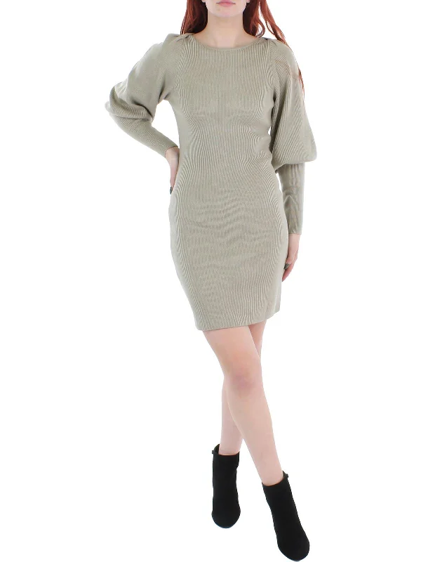 Women's Cap Sleeve SweatersJoss Womens Knit Short Sweaterdress