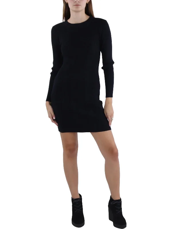 Women's Irish Wool SweatersWomens Ribbed Above Knee Sweaterdress