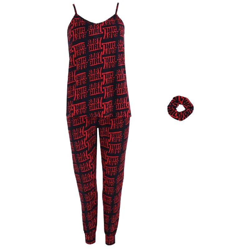 women's pajamas with a timeless appealNot a Morning Person Women's Baby Girl Jogger Pajama Set